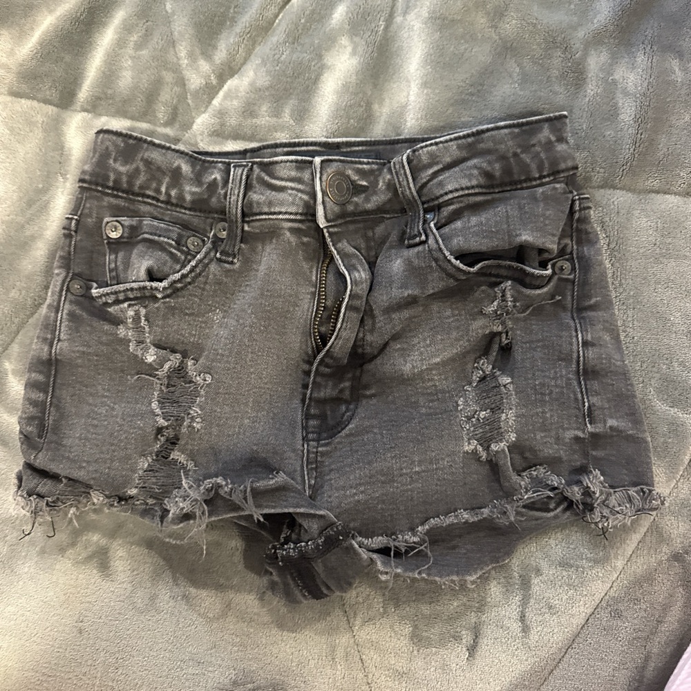 American Eagle Outfitters Charcoal Jean Shorts